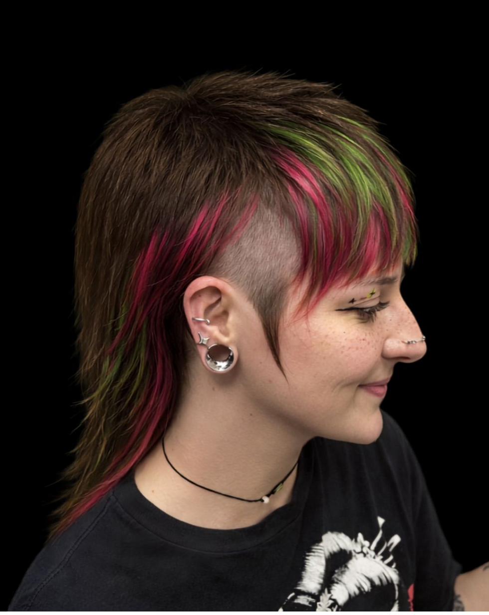 Bold multi-tone color precision work