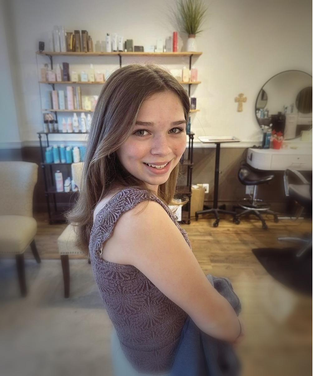 Brunette studio portrait