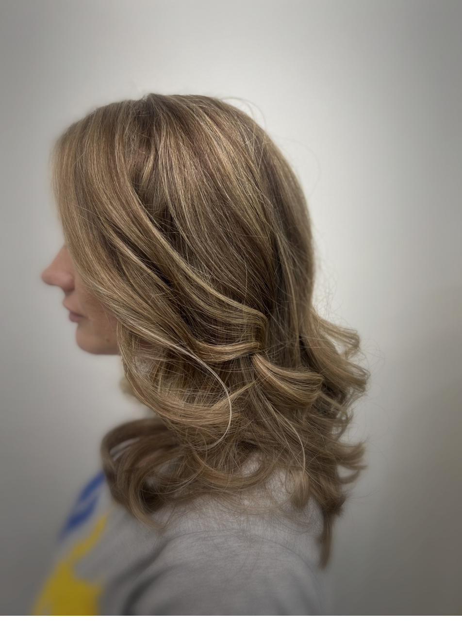 Natural waves haircut